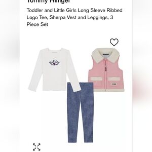 NWOT Tommy hilfiger 3 piece girl outfit size 4T.